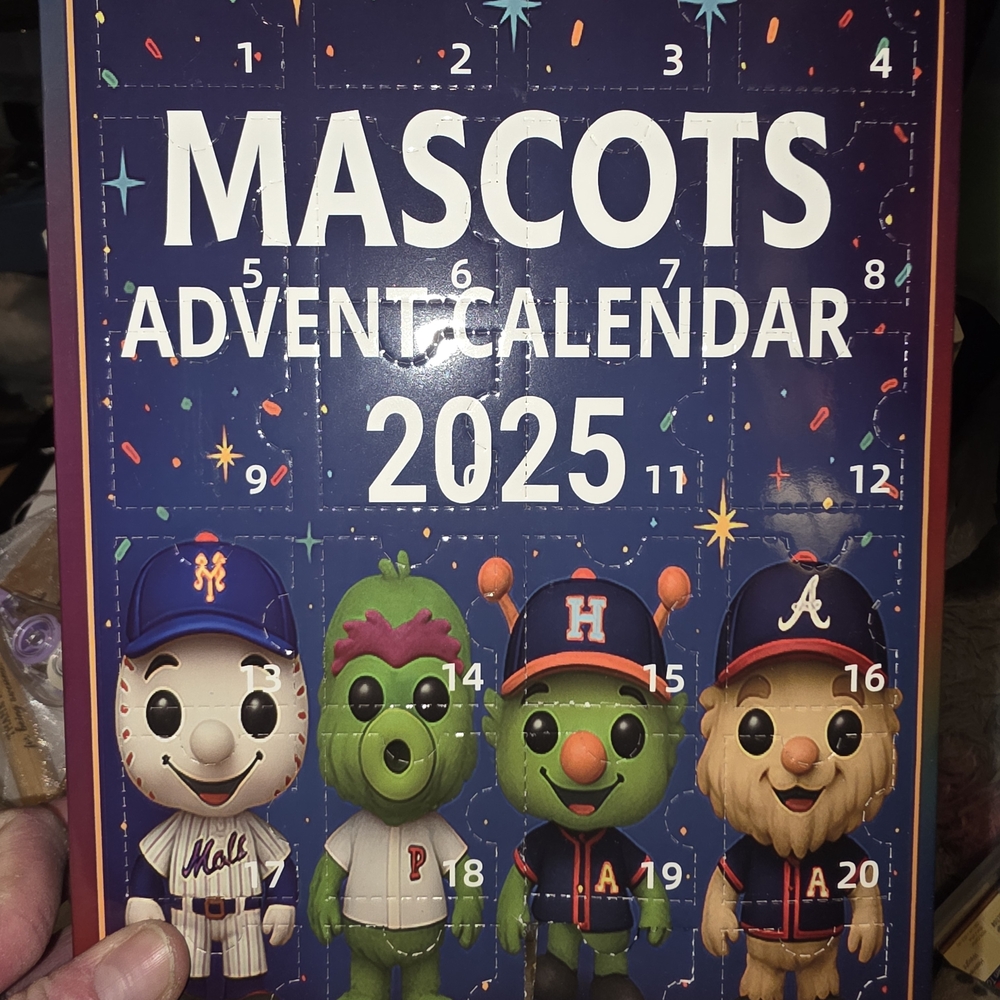Mascots Advent Calendar 2025 - Navy & Green